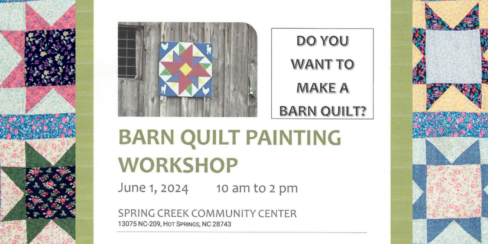 Paint a Barn Quilt!