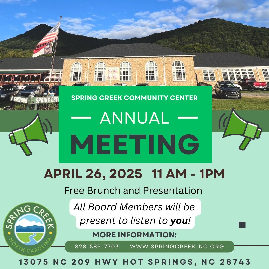 Spring Creek Community Center Annual Meeting